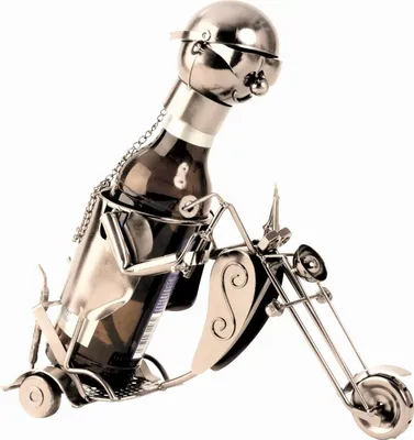 Produktbild von Flaschenhalter Biker Motorrad Metall Bierflaschen