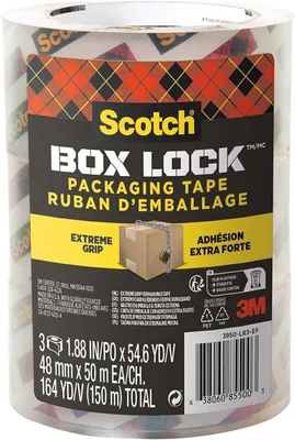 Produktbild von Scotch 3950-RD, Transparent, Verpackung, 50 m, 48 mm