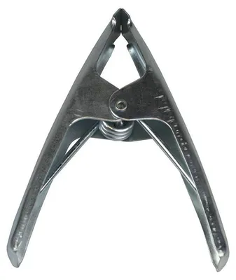 Image de 6 Pince Métallique Pour Fixation De Bâches, Etc. 15,5cm Benson