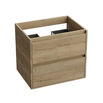 Produktbild von LAVITA Badezimmerschrank Minnesota Wood 600 | Hängeschrank | Badschrank | Waschtischschrank | Schrank 60cm Breit | Mehrzweckschrank | Hängeschrank fürs Bad | Laminierte Platte | 46x60,5x54,2 cm |