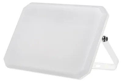 Zdjęcie produktu dla Biały reflektor LED zewnętrzny 230V 100W 4000K mleczny klosz 10000lm 266x190x30 mm