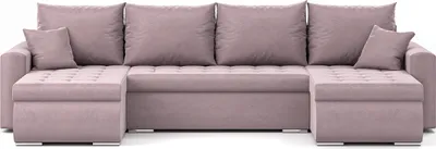 Produktbild von Ecksofa Luis, Eckcouch U-Form, Sofa, Couch, mit Schlaffunktion, Bettkasten, dekorative Steppung, Polstermöbel, Riviera 62