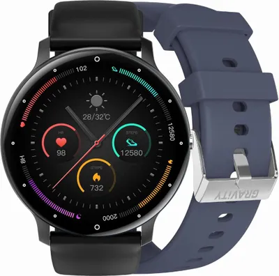 Produktbild von Unisex-Smartwatch Gravity GT1-1 – Pulsmesser, benutzerdefinierte Zifferblätter (sg015a)