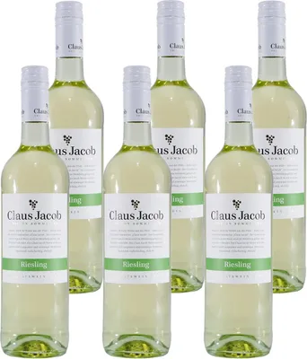 Produktbild von Claus Jacob Riesling Qualitätswein (6 x 0,75L)
