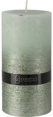 Produktbild von DIP DYE Kerze Grau 14x7 cm mit langer Brenndauer
