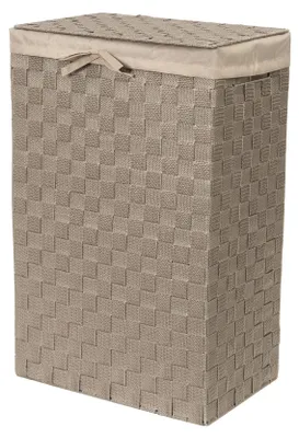 Produktbild von Compactor Wäschekorb Taupe 25 x 38 x H.60 cm