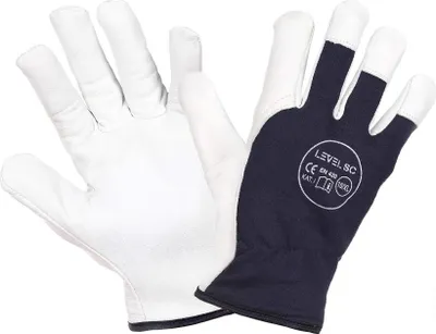 Produktbild von 12 Paar Warme Montagehandschuhe Arbeitshandschuhe Leder Gefüttert Gr. 10 (T-ECO-W-12_10)