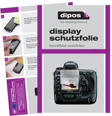 Zdjęcie produktu dla 5x Folia ochronna do Nikon D3S przezroczysta folia ochronna na ekran dipos