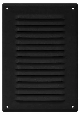 Produktbild von VENTORIS Lüftungsgitter 170x240mm Schwarz Matt Kaminschacht