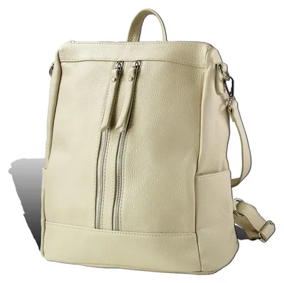 Produktbild von Toscanto Rucksack beige Leder Cityrucksack D2ORT100RI