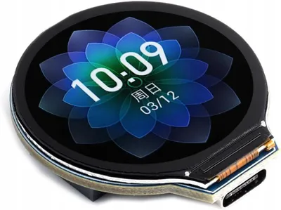 Productafbeelding van Waveshare ESP32-S3 ontwikkelingsbord met 1,28-inch LCD-scherm