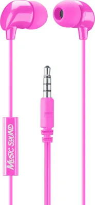 Obrázok produktu pre Music Sound 8018080359828, Kábel, Hovor / hudba, 24 g, Slúchadlá s mikrofónom, Ružová