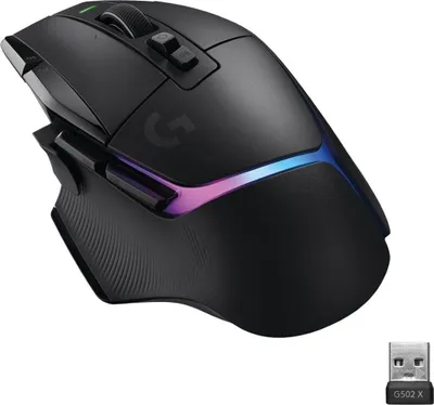 Immagine prodotto di Logitech G G502 X Plus mouse Mano destra RF Wireless Ottico 25600 DPI