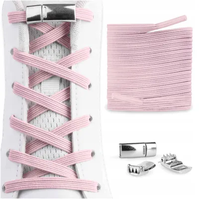 Produktbild von Sulpo Elastische Schnürsenkel ohne Binden Pink 100cm