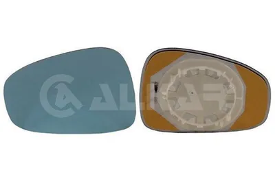 Produktbild von ALKAR Spiegelglas Außenspiegel Links für ALFA ROMEO GIULIETTA (940) Beheizbar Blau Getönt Konvex 6431476