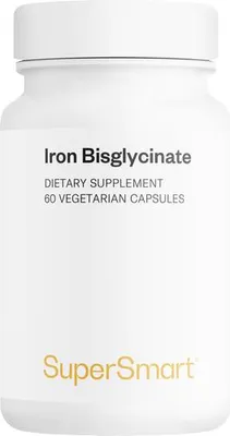 Produktbild von SuperSmart Iron Bisglycinate Dietary Supplement - 60 Vegi-Kaps