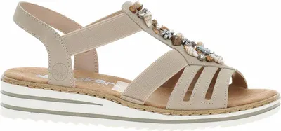 Image de Sandales pour femmes Rieker V0649-62 beige 39