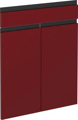 Produktbild von Küchenfront Vicco R-Line Rot 59.6 x 70.8 cm Möbelfront für den Schubunterschrank, Model 39523