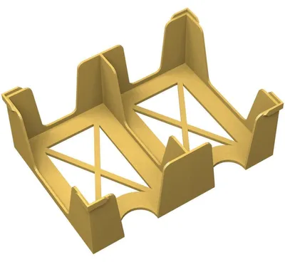 Produktbild von Kartenhalter für 50 x 75 mm Spielkarten, 2 Fächer, 240 Karten