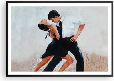 Produktbild von Gerahmtes Poster - Schwarzer Rahmen - tanzen sie - 100x70 cm - Wand Bild - Wanddeko - Wandbilder - Kunstposter - Wandposter - Bilderrahmen - Bilder - Kunstdruck - Wandbild - P2BAA100x70-3771