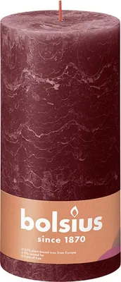 Produktbild von BOLSIUS Stumpenkerze "Rustik" XXL 411567