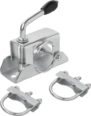 Produktbild von ProPlus Stützrad-Klemme + U-Klammern 60/70 mm 2 Stück 341534S
