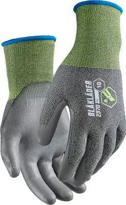Produktbild von Blakläder Schnittschutz Handschuh B Polyurethangetaucht 2970, Farbe:Schwarz, Größe:9