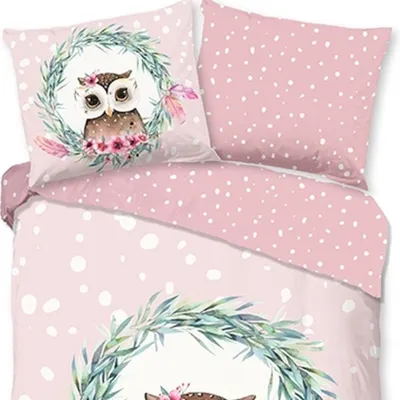 Produktbild von Muller Textiel Olwi Bettbezug - Pink - 140 x 220 cm