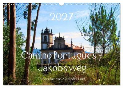 Produktbild von Camino Portugues - Jakobsweg (Wandkalender 2027 DIN A3 quer), CALVENDO Monatskalender