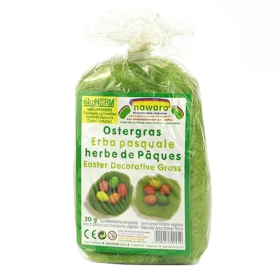 Produktbild von ökoNorm Ostergras nawaro, pflanzengefärbte Wolle, ca. 20g