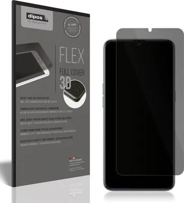 Produktbild von Full Cover Privacy Blickschutzfolie für Oppo Realme XT Folie Anti-Shock