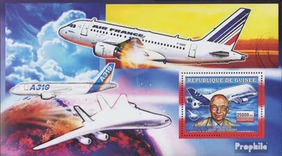 Produktbild von Briefmarken Guinea 2006 Mi Block1100 postfrisch Verkehrsmittel: Luftfahrt