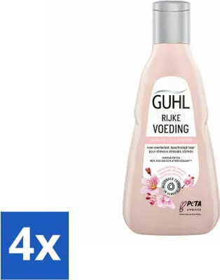 Zdjęcie produktu dla Guhl Shampoo - Rich Care - 250 ml - Value pack - 4 szt