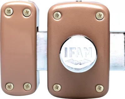 Image de Verrou B5 bouton - cylindre 45mm 3 clés - IFAM - 26450