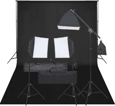 Obrázok produktu pre Sada do fotoštúdia so svetlami a pozadím