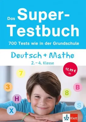 Produktbild von Das Super-Testbuch Deutsch + Mathe 2.-4. Klasse