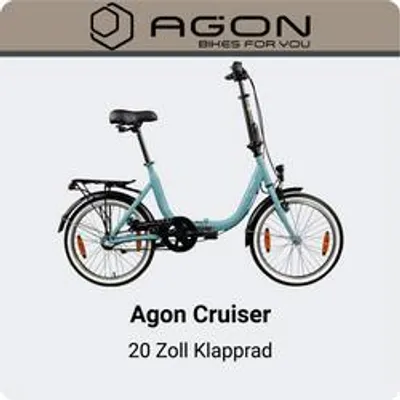Produktbild von Agon Cruiser 20 Zoll Klapprad meerblau