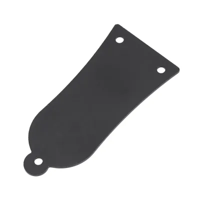 Imagen del producto de Reemplazo de puente de guitarra, cubierta para varilla de ajuste, cubierta metálica para varilla de ajuste, cubierta para varilla de ajuste con 3 agujeros, cubierta para varilla de ajuste de guitarra