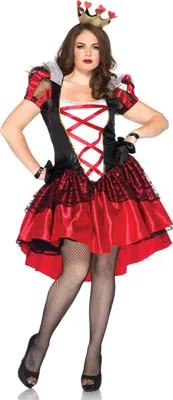 Produktbild von XXL Herz Königin Kostüm - Karneval Faschingskostüm Größe: 3XL-4XL