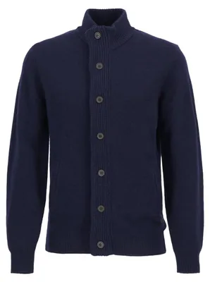 Image de Cardigan Barbour bleu foncé