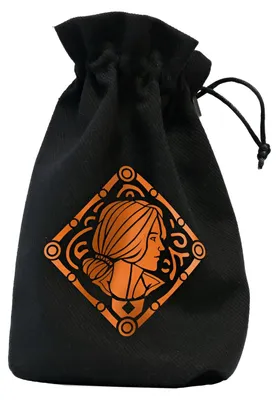 Produktbild von Q-workshop The Witcher Dice Pouch. Triss, Würfel-Beutel, Orange, Schwarz, Unisex, 95 mm, 135 mm, 1 Stück(e)