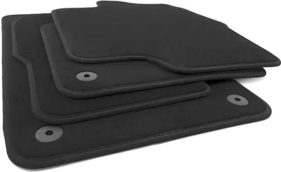 Immagine prodotto di Tappetini adatti per VW Sharan 2 7N Tappetini auto premium 4 pezzi velours nero