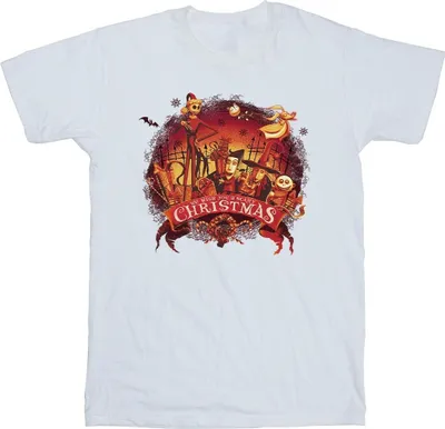 Produktbild von Disney - "The Nightmare Before Christmas" T-Shirt für Herren BI51538 (XL) (Weiß)