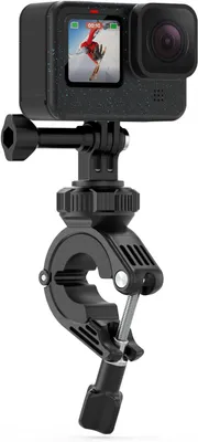 Image de Sametop -Vélo -Montage sur guidon -Moto -Tubes de serrage compatibles GoPro Hero 13 12 11 10 9 8 7 6 5 Session DJI Osmo Action -Caméras - 360 ° Rotatab