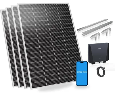 Produktbild von SUNSHARE Ray Lite 800 W Mini-Balkonkraftwerk Set mit Solar Panel & Halterung