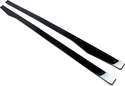 Immagine prodotto di Spoiler anteriore Razor - Splitter di protezione per il paraurti - Per BMW Serie 3 E90/E91 M Sport (2005-2008) - Nero lucido - Accessori auto