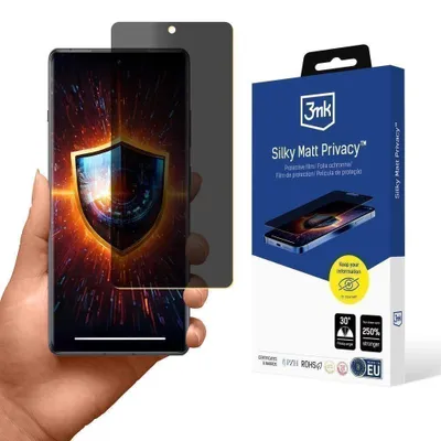 Produktbild von 3mk Display Schutzfolie Privatisierung Film Handyfolie Silky Matt Privacy für Motorola Edge 60 Fusion Self-Heal