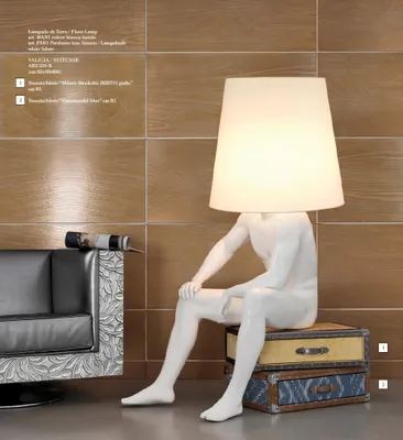 Produktbild von Antike Stil Figur Lebensgroß mit Beleuchtung Stehlampe Lampe Lampen Standleuchte