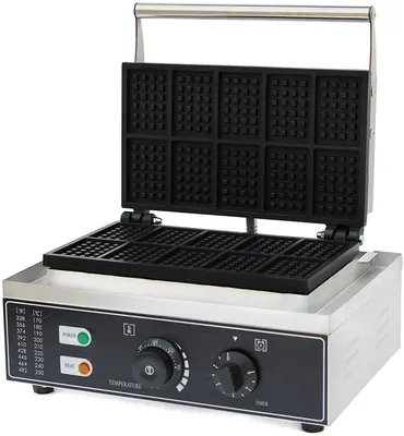 Obrázek produktu pro Vaflovač Sandwich Maker 1500W 220V Elektrický vaflovač s nepřilnavým povlakem pro pekárny Restaurace