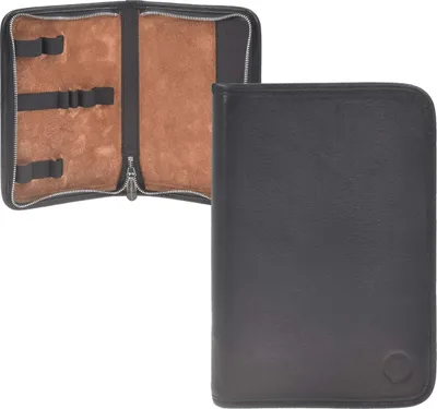 Produktbild von Sonnenleder Stiftetui Leder Schlamper Stifteetui Etui Tasche Hauff schwarz 801-405-02